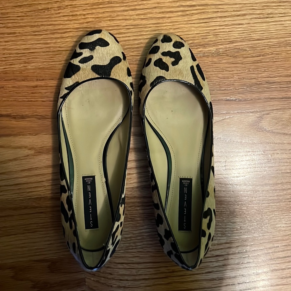Steven leopard print wedges
